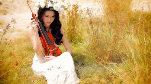 Bride With A Violin