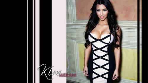 Kim Kardashian In Beautiful Dress