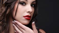 Professional Make Up Red Lips 2560x1600